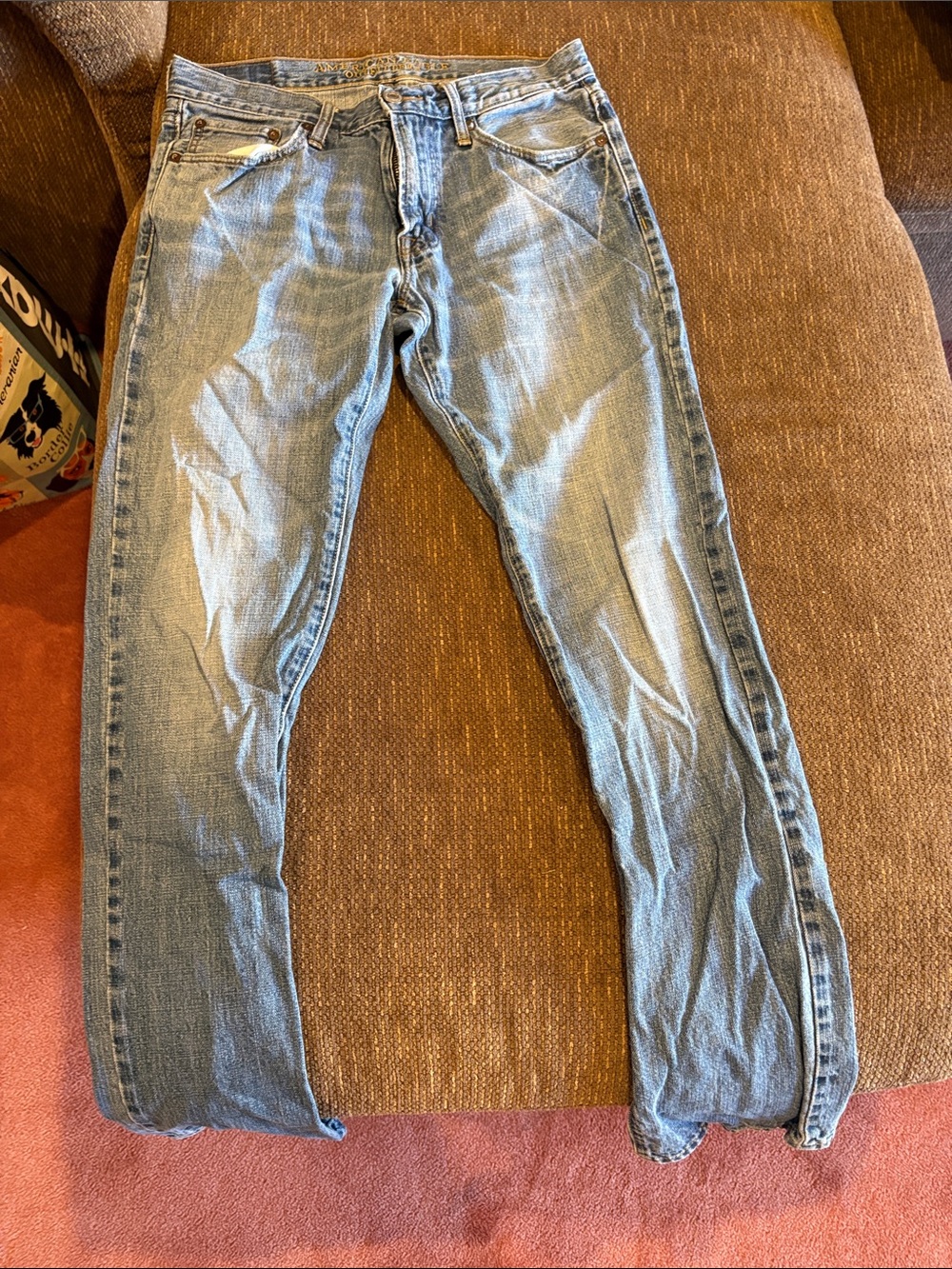 American Eagle Outfitters Slim Straight Light Blue Jeans 30x34